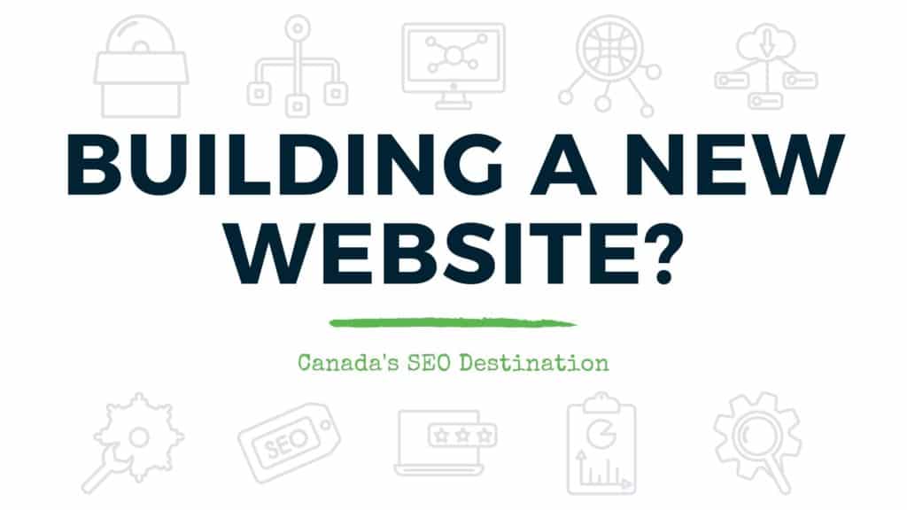 building your new website