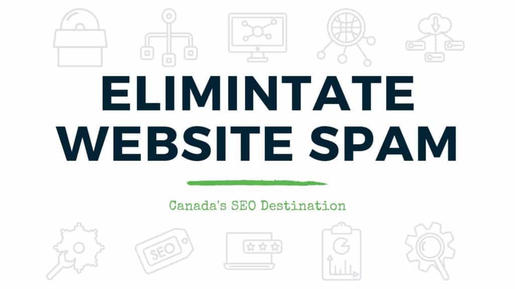 eliminate website spam